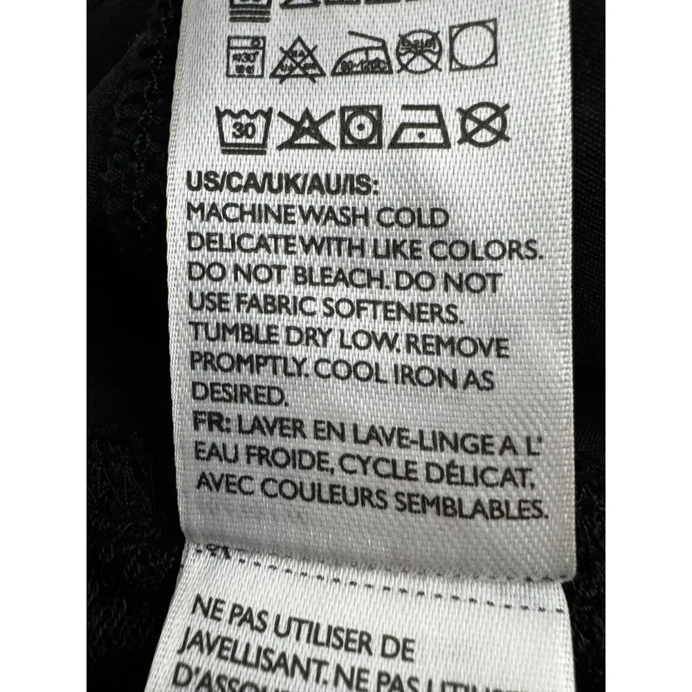 Eddie Bauer Rainier Capris Black Lightweight Activewear Hiking Women's Size 10 - Picture 9 of 9